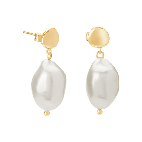 murkani small pearl earrings