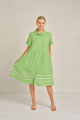 Alessandra maxine Lace Dress -  1.222Q - apple