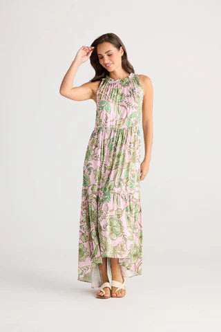 holiday Margot dress columbian floral HC24015-5