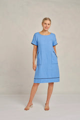 alessandra chiara wave dress 2 colours  S24-1 137Q