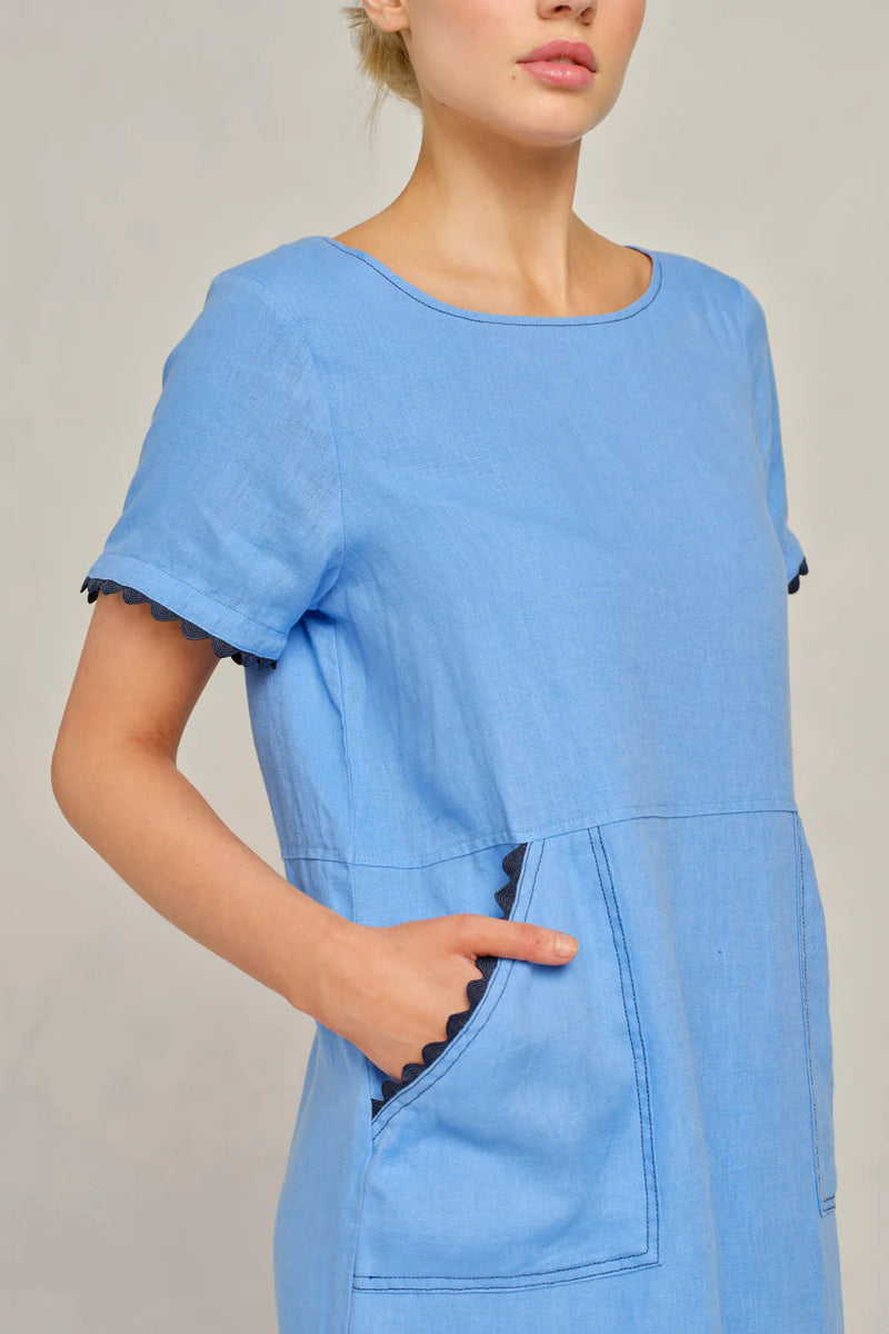 alessandra chiara wave dress 2 colours  S24-1 137Q