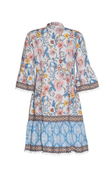 madly sweetly anacapri dress ecru multi