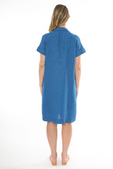 jump collared dress sapphire