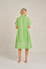 Alessandra maxine Lace Dress -  1.222Q - apple