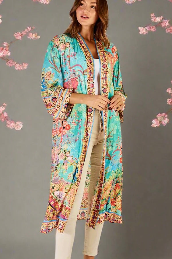 Lulalife Sybil Kimono - lagoon