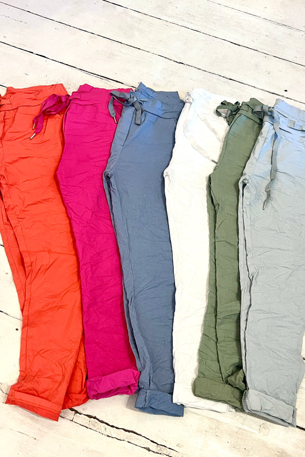made in italy italian jogger 6 colours