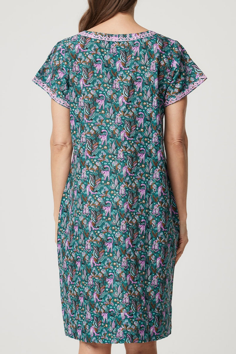 Cake Barbara Dress 49010D - lilac leopard