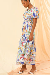 Kachel 575KA058 Roma Dress - blu holiday