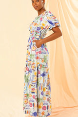 Kachel 575KA058 Roma Dress - blu holiday
