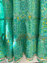 Naudic Lulu Maxi Wavelary Print  - green