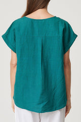 Cake 49010L  Talia top- green