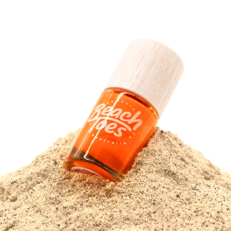 beach toes nail polish beachside bonfire