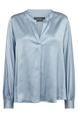 mos mosh enfa satin blouse celestial blue 155980