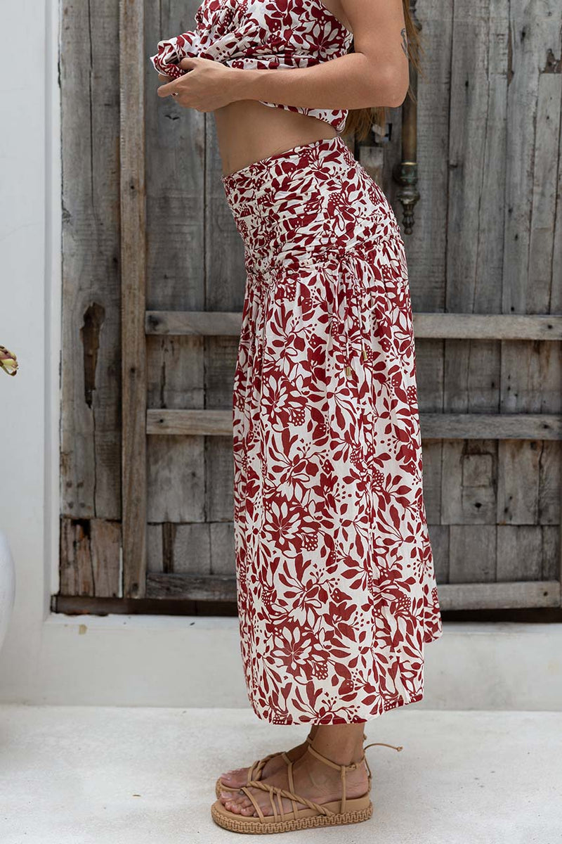 humidity eden rouched skirt brick HS24316