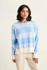 alessandra cascade sweater cornflower 203BQ
