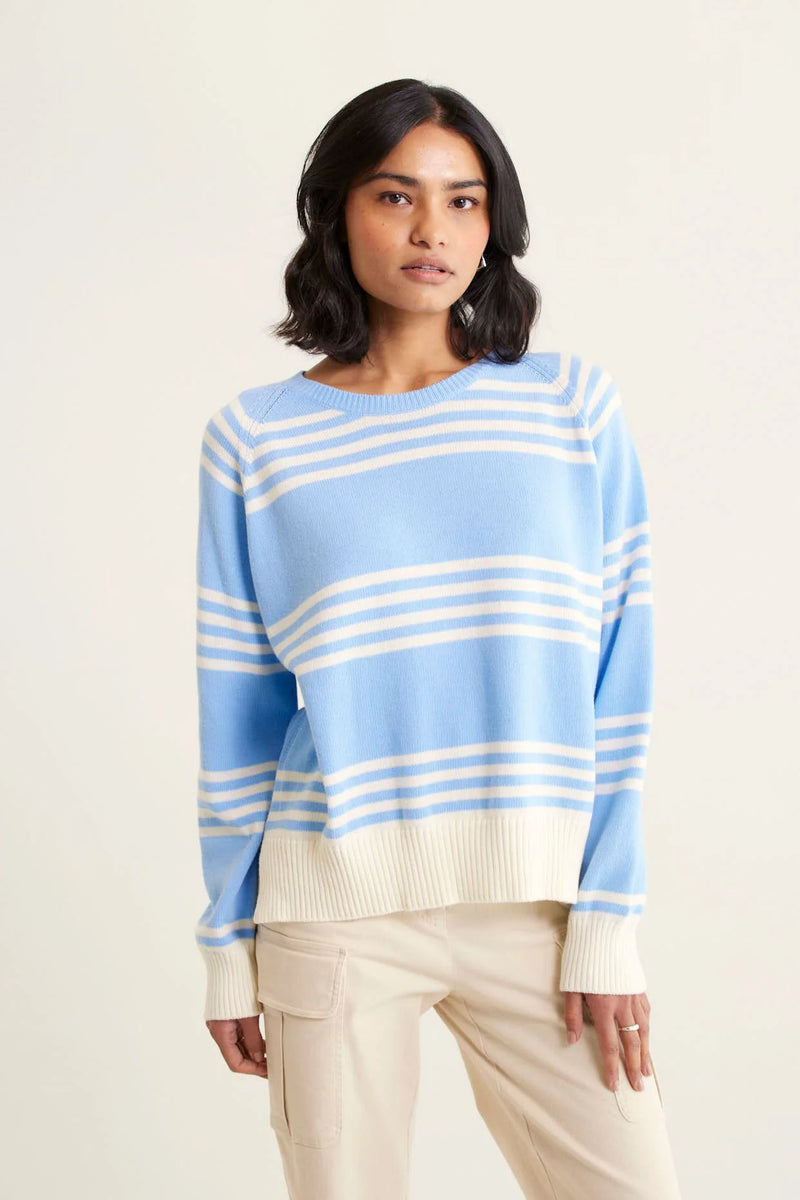 alessandra cascade sweater cornflower 203BQ