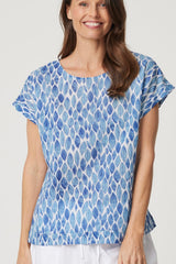 Cake Vicky top 49005T- blue leaf