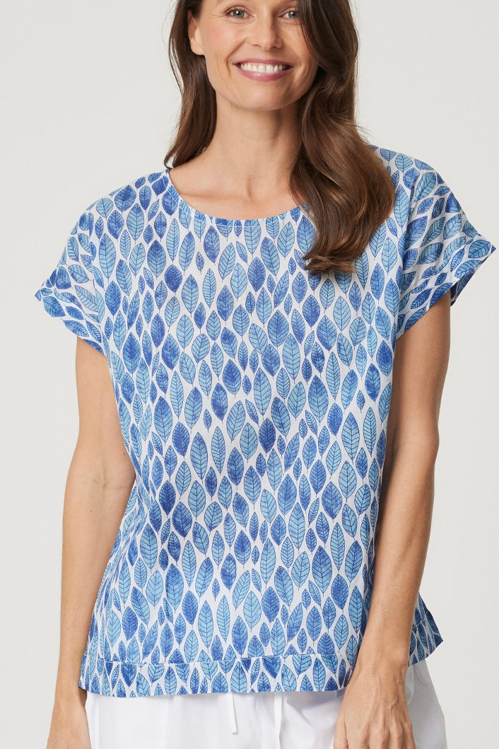 Cake Vicky top 49005T- blue leaf