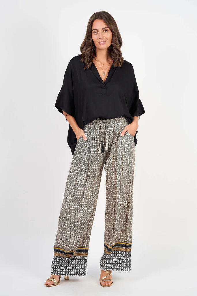 naudic dolca pant maple print