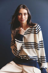 alessandra cascade sweater ivory 203BQ