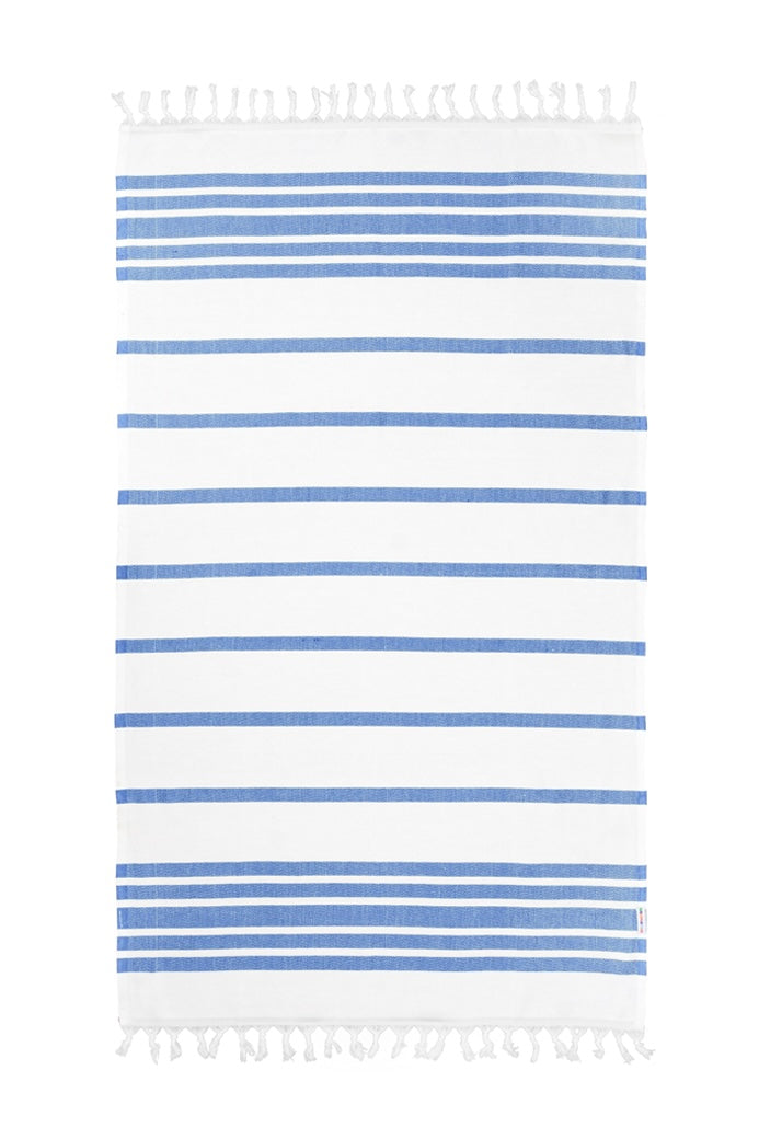 Hammamas Classic towel - blue, denim, denim twist