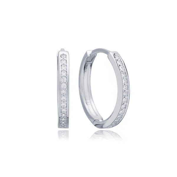 sarah stretton indy hoop earrings sterling silver rhodium plated