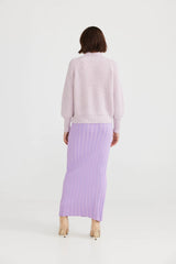 daisy says ellora knit lavender