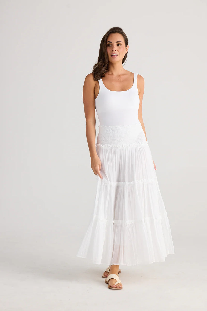 holiday pier skirt white HC24022-2