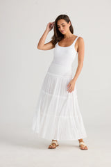 holiday pier skirt white HC24022-2