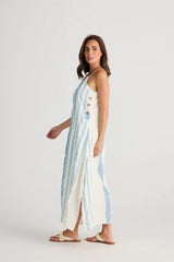 holiday cliffside maxi dress ocean stripe HC24041-2