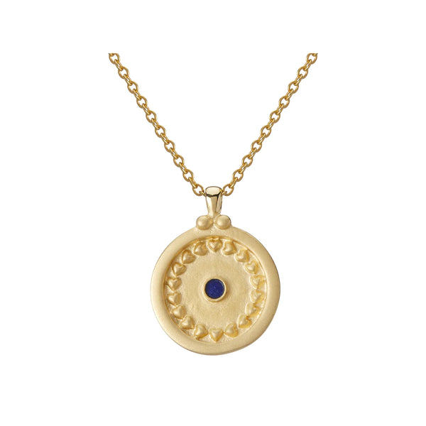 murkani love and enlighten necklace in 18kt yellow gold plate HGYN36