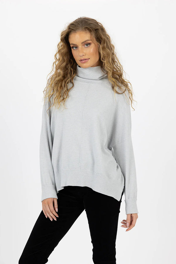 humidity monique sweater ice grey