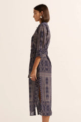 zoe kratzmann pinpoint dress midnight aztec se24-pin SEP