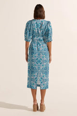 zoe kratzmann venture dress sapphire tile ss22-ven1 SEP
