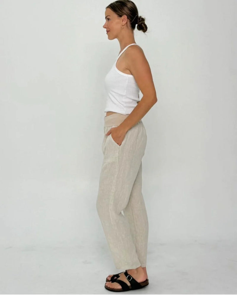 worthier the label effie linen pants 2 colours