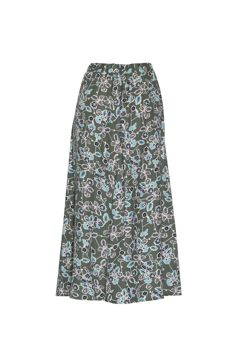 madly sweetly pick a path skirt khaki multi