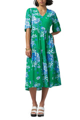madly sweetly soiree dress green multi MS1416