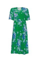 madly sweetly soiree dress green multi MS1416