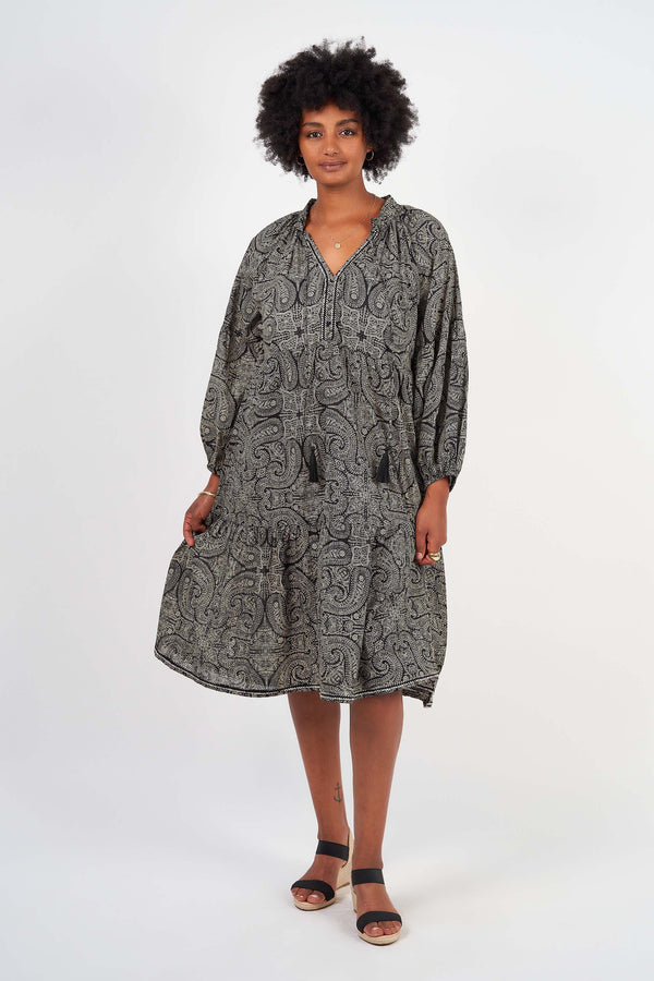 naudic molly dress aspen print