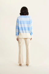 alessandra cascade sweater cornflower 203BQ