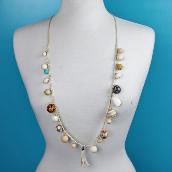 anna chandler design bobble necklace natural