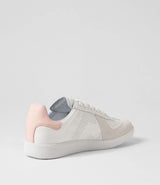 rollie pace white/snow pink sneaker