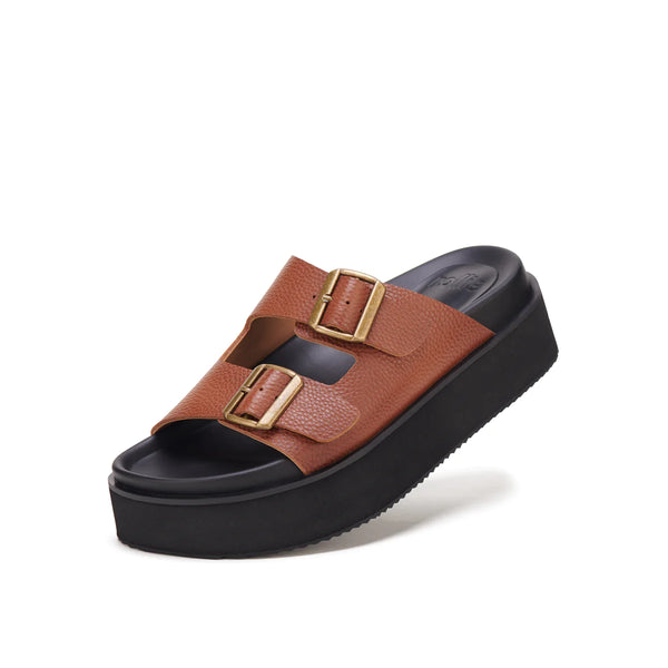 rollie ace slide burnish tan/black