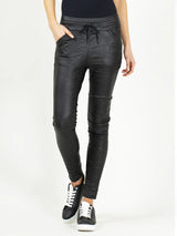 bianco silverbell black jogger pant