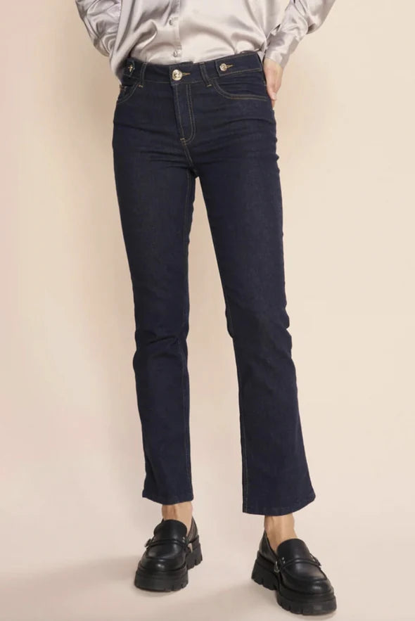 mos mosh ashley twist nola jeans dark blue