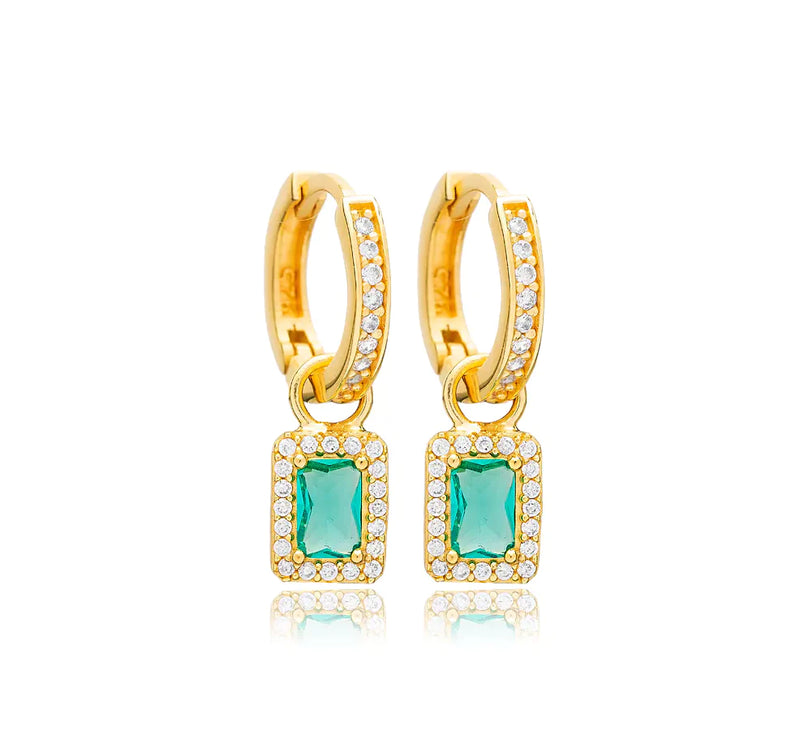 sarah stretton laurent earrings 18ct gold vermeil