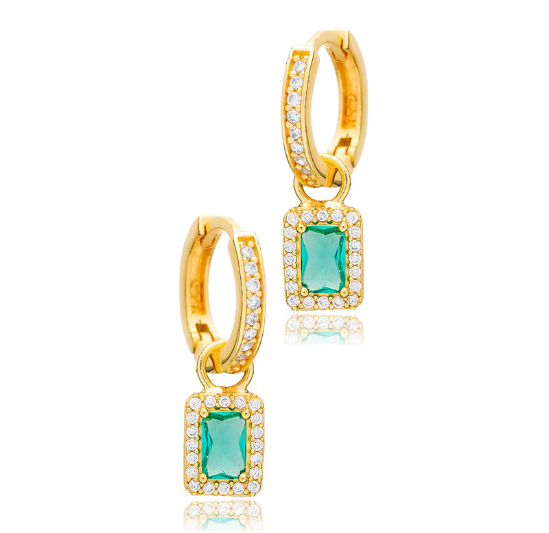 sarah stretton laurent earrings 18ct gold vermeil