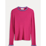 pom turtleneck fiery pink