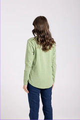 two t's v neck long sleeve top 3 colours 3027