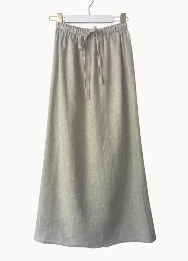 Little Lies Tara Skirt Natural R24102804